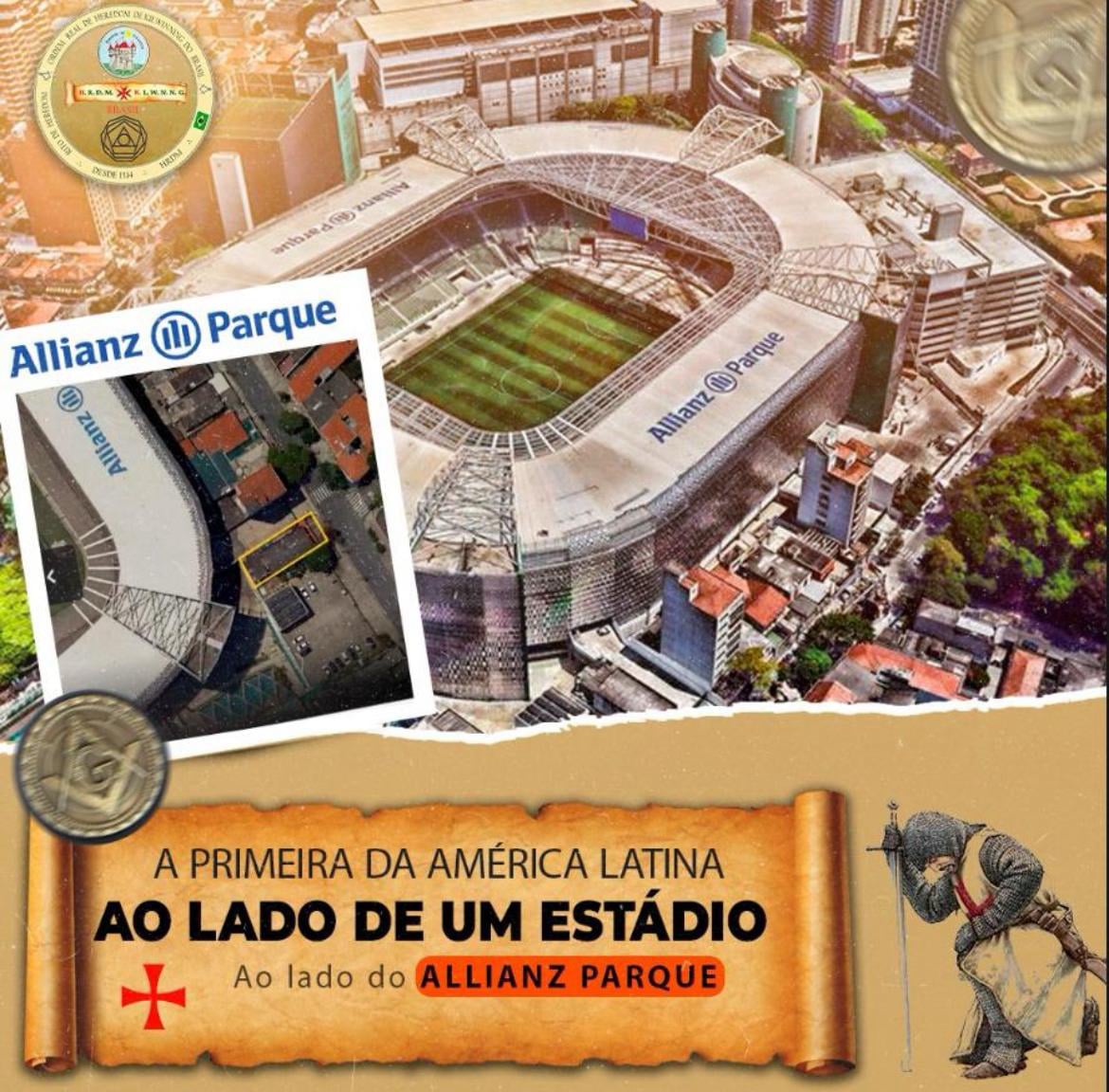 A PRIMEIRA DA AMÉRICA LATINA AO LADO DE UM ESTÁDIO - O ALLIANZ PARQUE