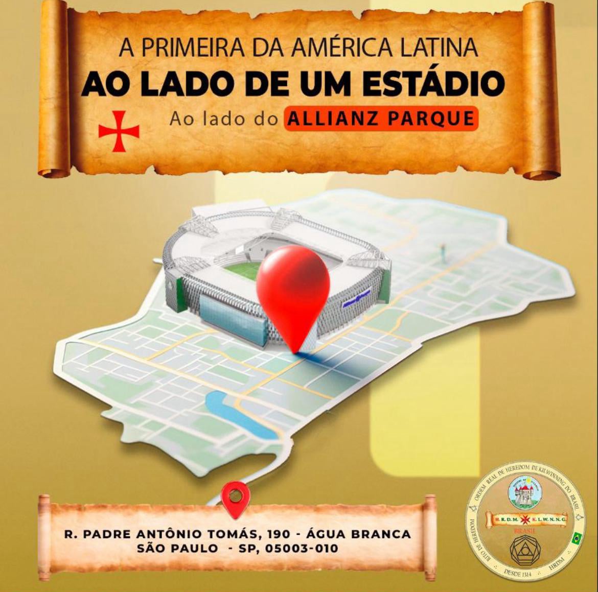 A PRIMEIRA DA AMÉRICA LATINA AO LADO DE UM ESTÁDIO - O ALLIANZ PARQUE